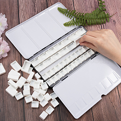 Пластиковые пустые кастрюли акварельные краски AJEW-PH0017-45