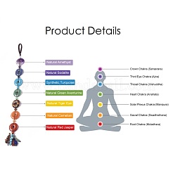 Chakra-Schmuck&nbsp;HJEW-L024-02