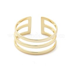 925 серебряное открытое кольцо-манжета RJEW-S006-02G