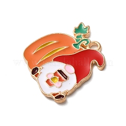 Anhänger aus goldfarbener Emaille-Legierung zum Erntedankfest&nbsp;ENAM-M002-02M-G
