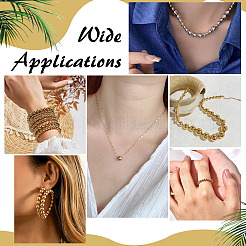 240 шт. 3 стиля латунные сплошные бусины KK-ME0002-70