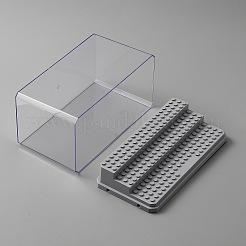 3-уровневые прозрачные акриловые мини-боксы для презентаций строительных блоков&nbsp;LS-ODIS-WH0025-78B