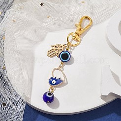 Подвесные украшения из сплава эмали HJEW-JM01677-03