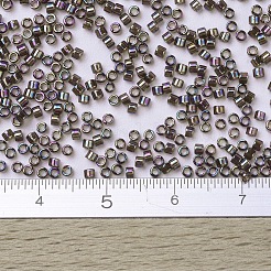 MIYUKIデリカビーズ小  シリンダー  日本製シードビーズ  15/0  （dbs0180)トランスペアレントルートビールab  1.1x1.3mm  穴：0.7mm  約35000PCS /ボトル  10 G /ボトル&nbsp;SEED-JP0008-DBS0180