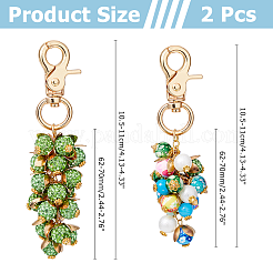 Украшение подвески из полимерной глины&nbsp;HJEW-OC00022