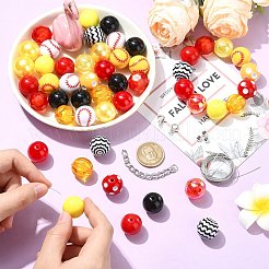 50шт. акриловые бусины для посадки SACR-CJC0010-01A