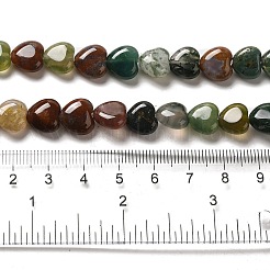 Природного индийского агата шарик нити G-R190-11