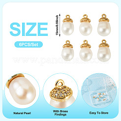 Подвески из натурального культивированного пресноводного жемчуга PALLOY-TAC0174