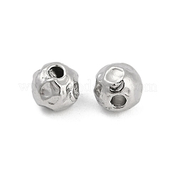 Perles en acier inoxydable chirurgical 316 texturées anti-ternissement&nbsp;STAS-M106-01A-P