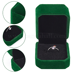Scatola anello di velluto&nbsp;VBOX-WH0003-07A