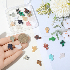 1 нить смешанных нитей из драгоценных камней&nbsp;G-PA0001-44