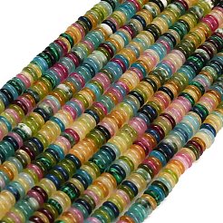 Chapelets de perles en jade blanc naturel teinté&nbsp;GG-CBA47A4-C02-2X6MM