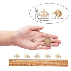 Покрытие стойки латунь микропаве прозрачные подвески из кубического циркония&nbsp;ZIRC-SZ0003-41