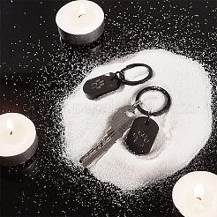 Прямоугольник с отпечатком лапы 304 нержавеющая сталь урна для праха домашних животных брелки STAS-WH0029-80EB