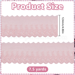 7~7.2 Yards Baumwoll-Blumenspitzenbänder&nbsp;OCOR-HY0001-59B