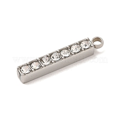 Подвески из нержавеющей стали 304 со стразами STAS-S131-10P