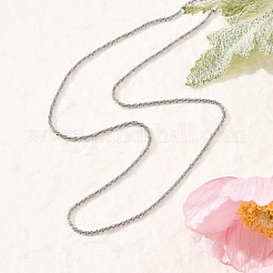 Женские цепочки из нержавеющей стали 304 толщиной 2 мм NJEW-B131-10P