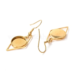 201 crochets de boucles d'oreilles en acier inoxydable&nbsp;STAS-C030-17G