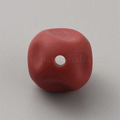 Cube de perles de silicone écologiques de qualité alimentaire&nbsp;SIL-TAC0003-11C