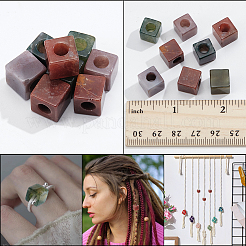 12 шт. натуральные индийские агатовые европейские бусины G-NB0005-88B