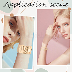 4шт 4 стиля браслетов из сплава и железа для женщин&nbsp;BJEW-CY0001-01