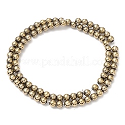 Électrodes électrodes synthétiques brins de perles d'hématite&nbsp;G-E602-01E