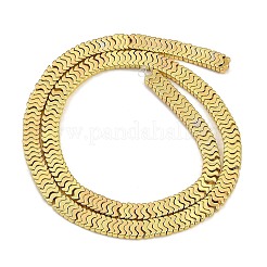 Гальванические нити из синтетических немагнитных гематитовых бусин G-G174-I01-01