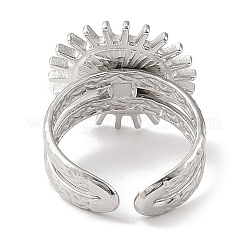 Кольцо-манжета из нержавеющей стали 304 для женщин RJEW-F166-05P-02