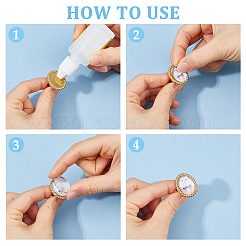 DIY-Sets zur Herstellung ovaler Fingerringe&nbsp;DIY-DC0004-19