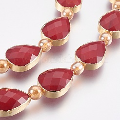 Непрозрачное стекло бисер нитей&nbsp;EGLA-I008-07G