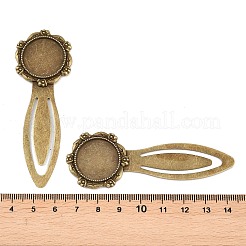 Eisen Lesezeichen Cabochon Fassung&nbsp;PALLOY-S033-09AB-NR