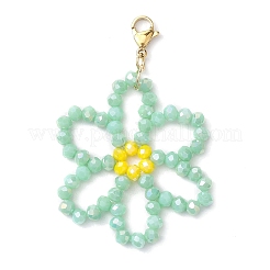 Цветочные стеклянные бусины&nbsp;HJEW-TA00203