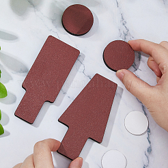 2 комплект табличек для ванной комнаты из тополя&nbsp;AJEW-FH0007-09