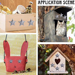 20 шт. железные звездные украшения&nbsp;AJEW-GF0012-61A