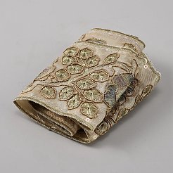 Rubans en polyester brodés à motifs floraux de style ethnique&nbsp;OCOR-WH0070-322B-01