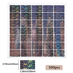 500 Stück selbstklebendes Laserpapieretikett&nbsp;DIY-SP0006-82D