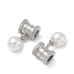Shegrace Messing-Mikropavé-Zirkonia-Röhrchenperlen&nbsp;XGRQ4G074-699P