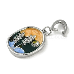 Латунь эмаль подвески&nbsp;KK-P283-26P