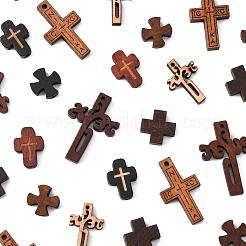 40шт. 8 стиля подвесок и бусин из натурального дерева&nbsp;WOOD-FS0001-46