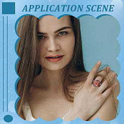 Регулируемые кольца для пальцев из нержавеющей стали 304&nbsp;STAS-UN0019-42P