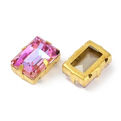 Латунные стеклянные стразы пришивные стразы RGLA-B004-01G-B