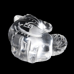 Украшения дисплея скульптуры синтетического кварца кристалла&nbsp;DJEW-Q001-03