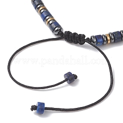 Браслеты из натурального лазурита и синтетического гематита&nbsp;BJEW-JB13330