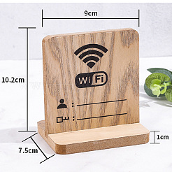 Plaque de table verticale en mdf&nbsp;DJEW-WH0033-66