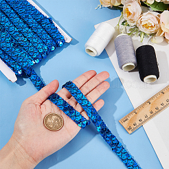 Эластичные бусины-пайетки из полиэстера 13 м. OCOR-WH0079-169A