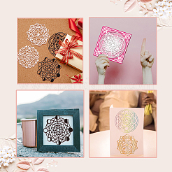 Углеродистая сталь разрезает трафареты DIY-WH0309-2728