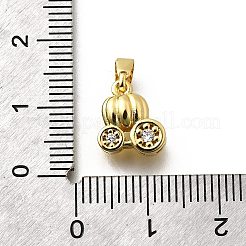 Ottone micro spianare fascino zirconi&nbsp;KK-P295-23G