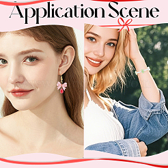 150 шт. Прозрачные акриловые бусины TACR-PA0001-10