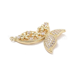 Подвески из латуни с прозрачным фианитом&nbsp;LS-KK-Z061-08G-02