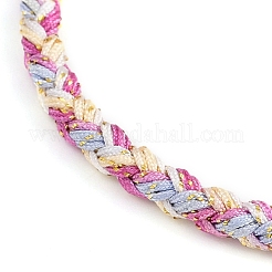 Браслеты из плетеного нейлонового шнура толщиной 4 мм FIND-A057-01G-16